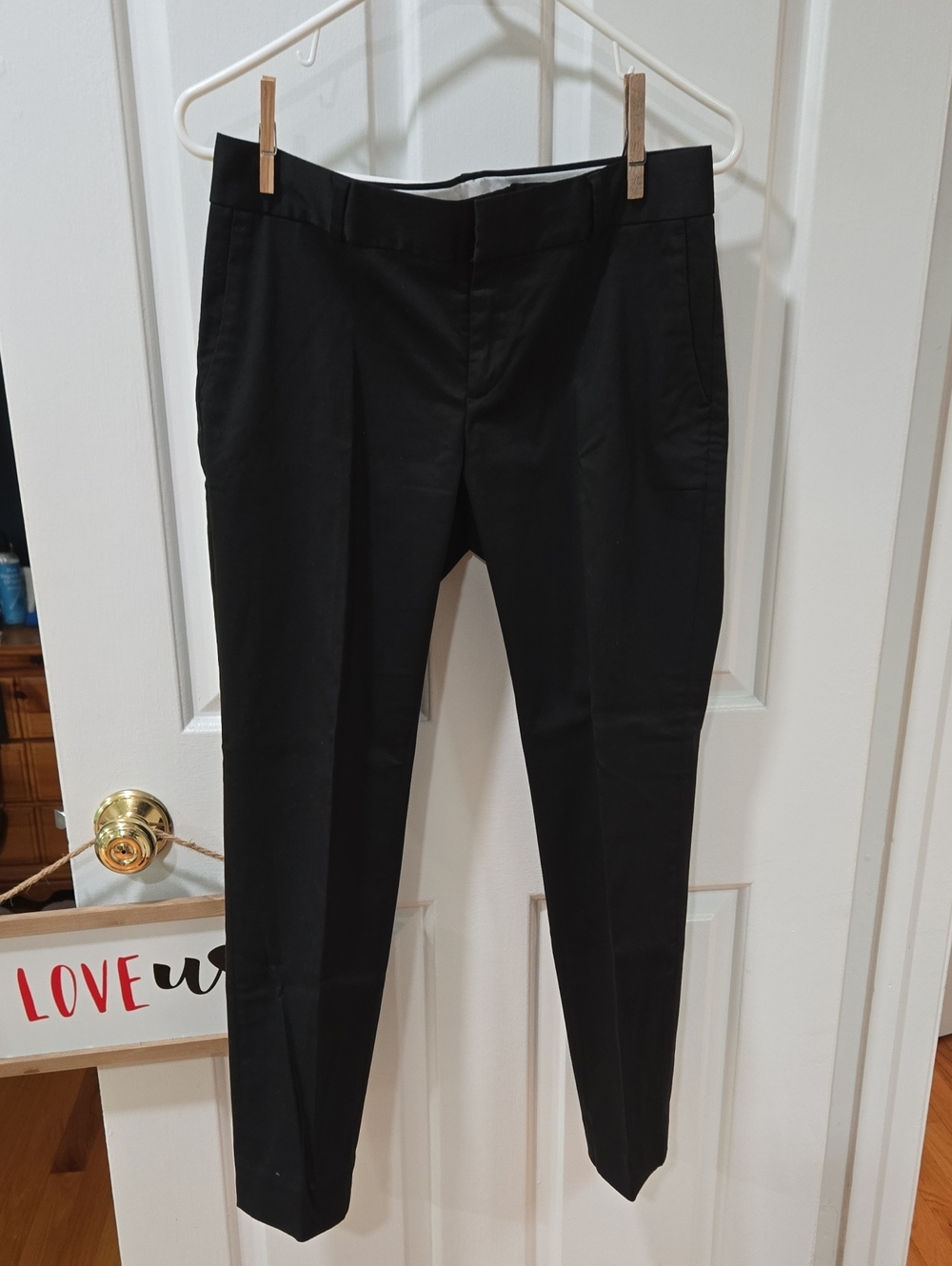 Banana Republic Women's Black Dress Pants - Tailored Slim Straight  Fit, Size 2